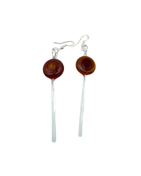 Jaclyn Ritter Glass Lollipop Earrings