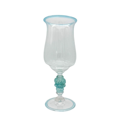 Chris Skibbe Light Blue Beer Glass