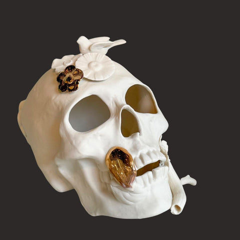 Jeff Herrity Porcelain Skull