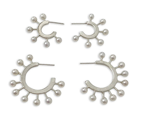 Sarah Holden Pearly Hoops/WHITE (E240)