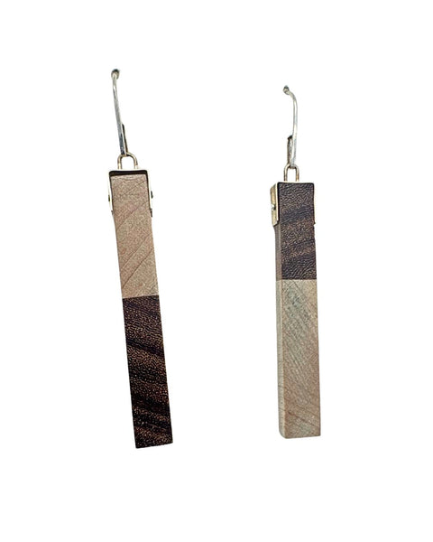 Shawn Noroian Wood Color Blocks Earrings
