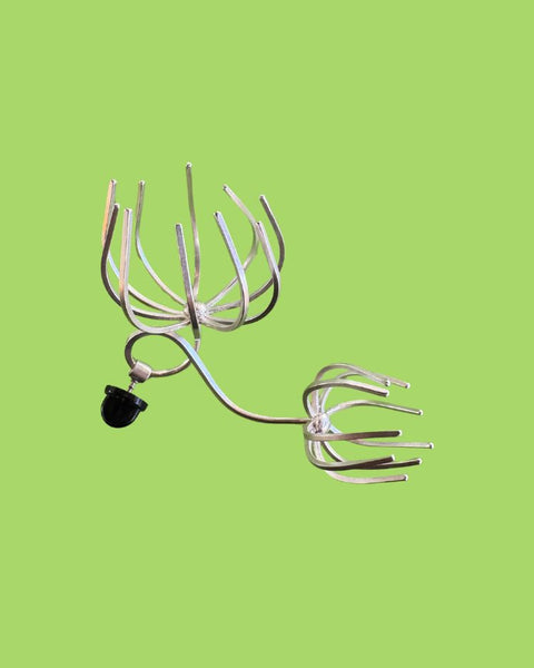Sarah Tector Silver square wire blooms pin ST485