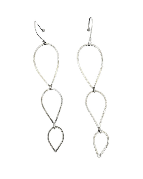 Shawn Noroian Triple Leaf Drop Earrings