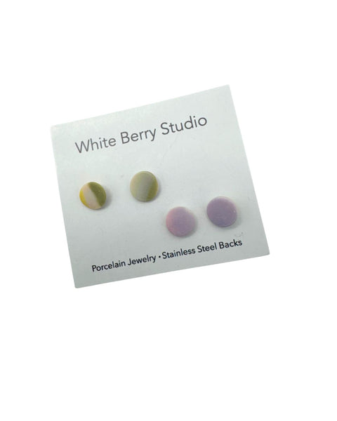 Nerikomi Porcelain Post Earrings (Tiny)