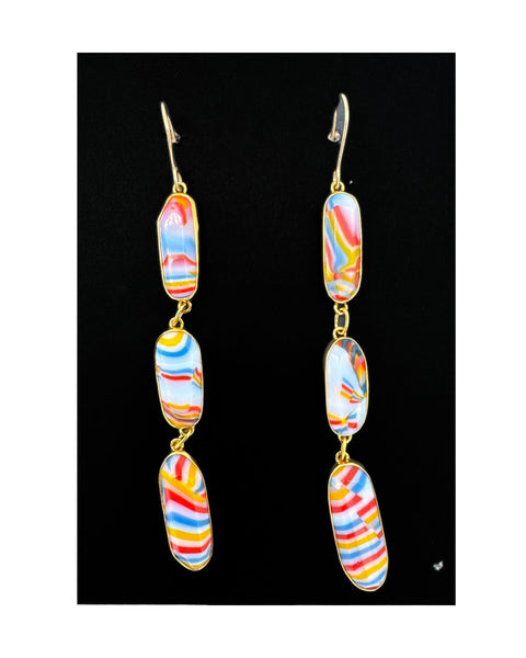 Rachel Rader OOAK Space Specimen Earrings – Alma's Gallery & Shop