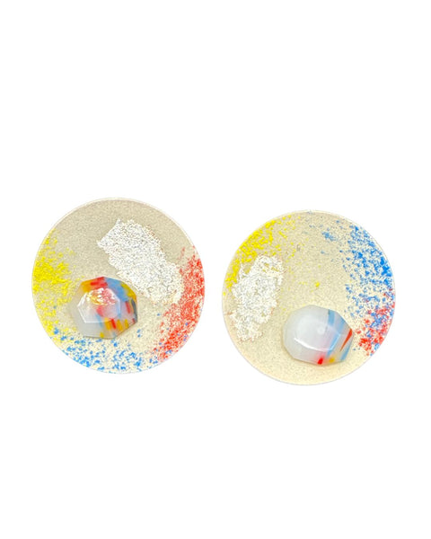 Rachel Rader OOAK Small Satellite Earrings