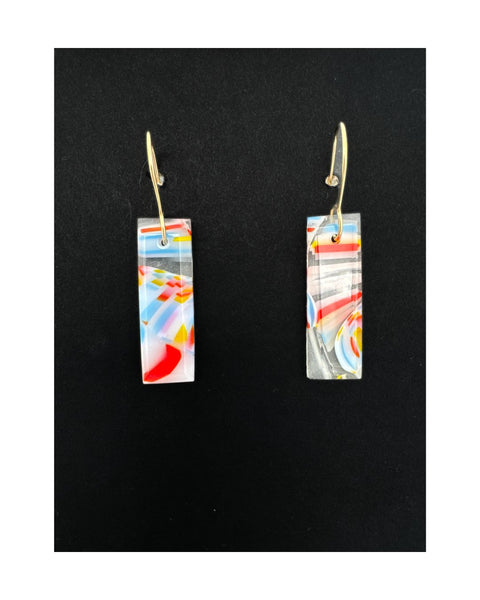 Rachel Rader Space Specimen Dangle Earrings