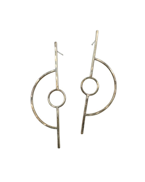 Sun and Selene Statement Bar Earrings