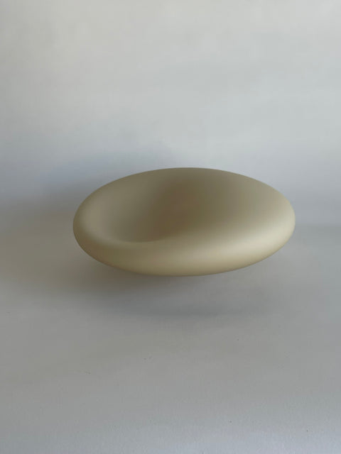 Blown Glass Sculptural Bowl : stone