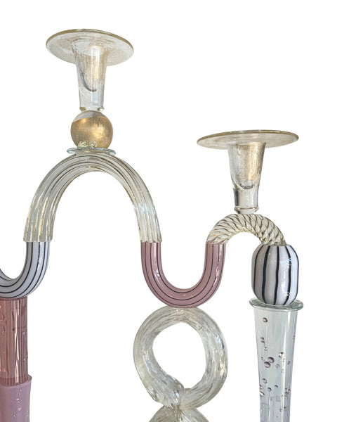 Christopher Kerr-Ayer Wing and Ring Candelabra