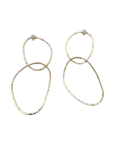 Claire Anderson Gold Fill Infinity Earrings