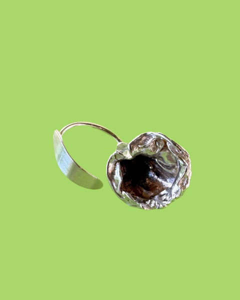Sarah Tector Silver Cast wrap ring ST484