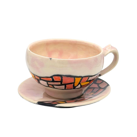 Caroline Murphy + Kevin Rodrigue Mug & Saucer