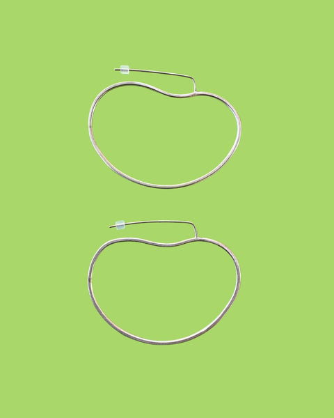 Sarah Tector silver long back "lima" earrings" ST453