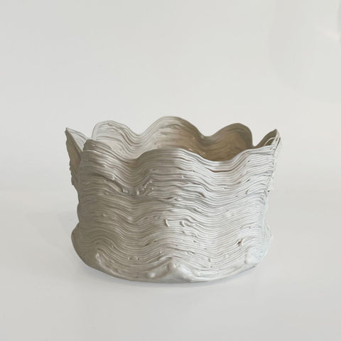 Tracy Shell Porcelain Sculptural Bowl