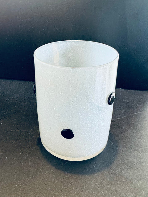 Megan Stelljes Glitter Cup with Black Dots