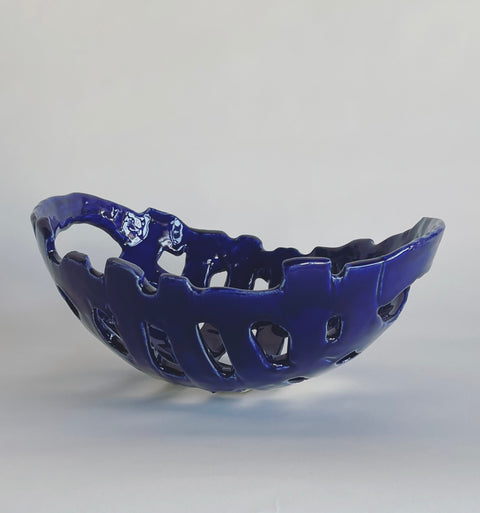 Christine Orr Ceramic Bowl Basket with holes