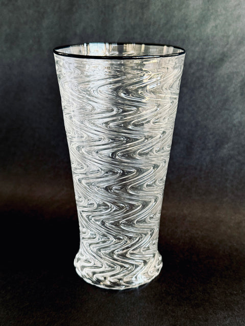 Adam Childress Tall Clear Glass