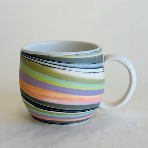 Victoria White Berry Nerikomi Mug