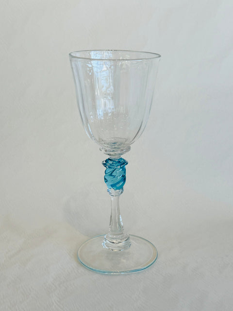 Kristen Avent Clear + Blue Goblet