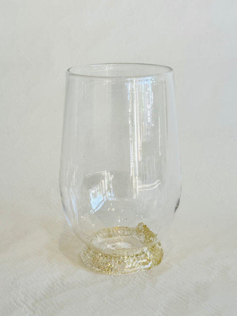 Kiara Pelissier Glass with Foot (Gold)