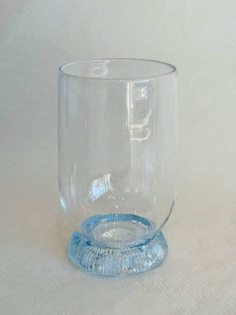 Kiara Pelissier Glass with Foot (Blue)