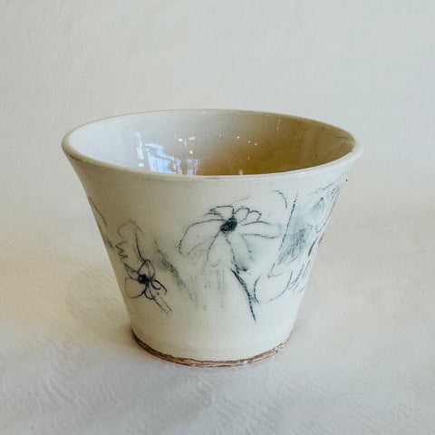 Lily Kassab Porcelain Flower Cup