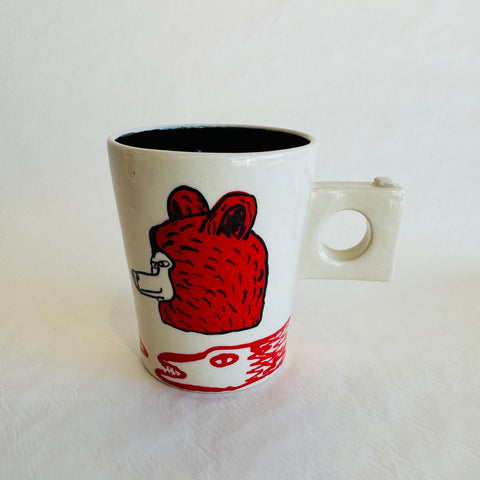 Adams Puryear Bunny Bear Snake Mug