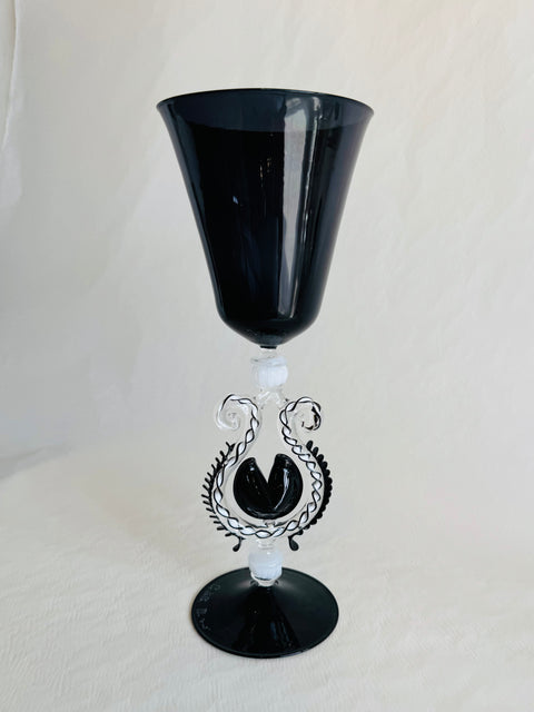 Sean Donlon / Ballarin Brother Collaboration : Italian Venetian Murano Glass Goblet