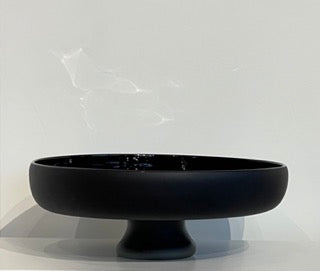 Blown Glass Footed Bowl