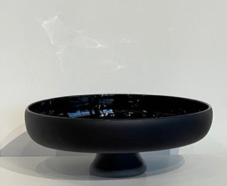 Blown Glass Footed Bowl