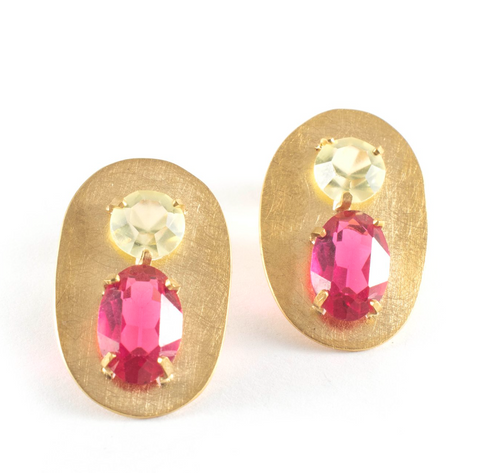 Everett Hoffman : Pink & Yellow Studs