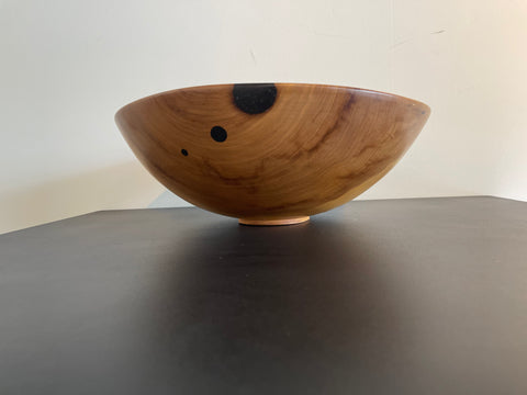 15" Turned Gum Wood Bowl