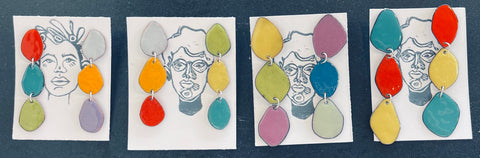 Paint Palette Earrings