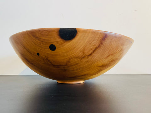 15" Turned Gum Wood Bowl