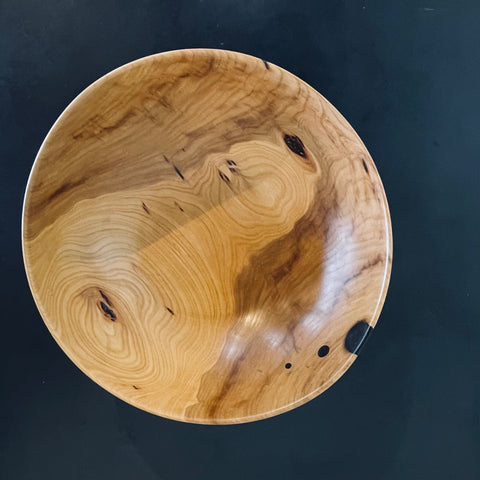 15" Turned Gum Wood Bowl