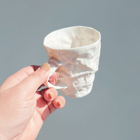 Tracy Shell Cast Porcelain Tea Cup
