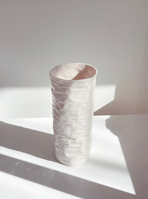 Tracy Shell Cast Porcelain Vase