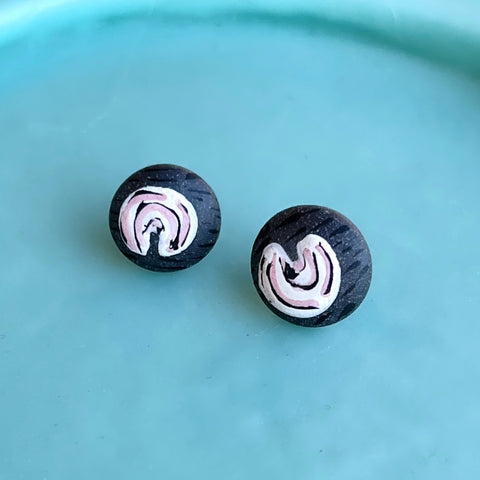 Porcelain Post Earrings