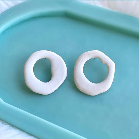 Porcelain Post Earrings