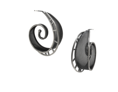 Spiral Hoop Earrings