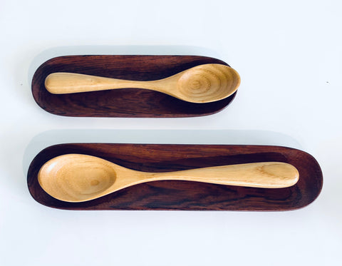Hand Carved Spoons with rests