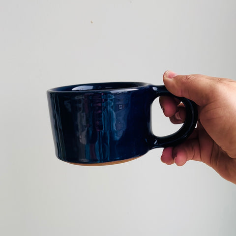 Glossy Dark Blue Mug
