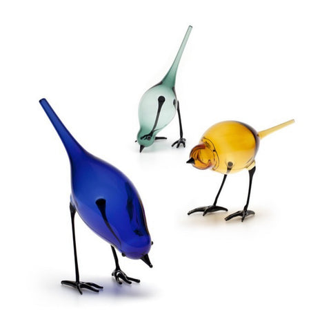 Blown Glass Songbirds