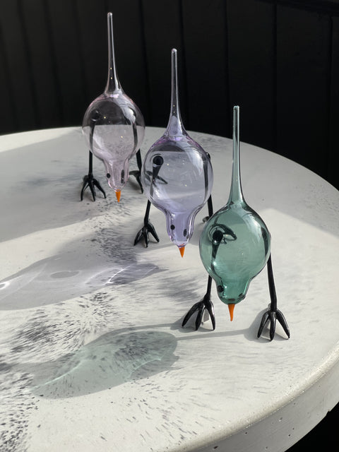 Blown Glass Songbirds