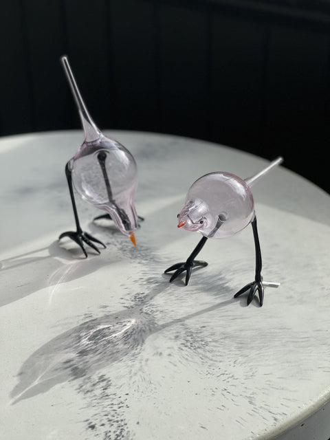 Blown Glass Songbirds